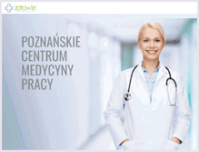 Tablet Screenshot of centrummedycynypracy.pl